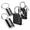 Black 2 Locks 2 IDS, variant on Dual-opening: Key Orbination Lock Tsa Approved For Luggpelican Case Travel Gym School Bag (black 2 Pack)