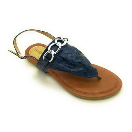 Victoria K. Women s Chain Thong Sandal