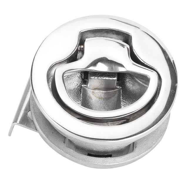 2 Inch Stainless Steel Boat Round Deck Hatch Flush Pull Latch Lock for Marine Yacht