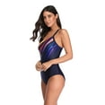 thumbnail image 4 of Women's One Piece Water Aerobics Swimsuits Athletic Swimming Suits, 4 of 6