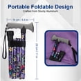 thumbnail image 5 of SupreGear Folding Cane for Seniors, Adjustable Lightweight Walking Stick with Soft Grip, Black Large Floral, 5 of 8