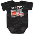 thumbnail image 3 of Inktastic I'm 2 Fire Truck 2nd Birthday Boys or Girls Baby Bodysuit, 3 of 5