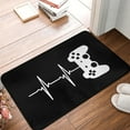 thumbnail image 2 of Heartbeat Gamer Game Controller Doormat Bedroom Printed Soft Carpet Entrance Home Balcony Dustproof Floor Rug Door Mat Bath Mat, 2 of 6