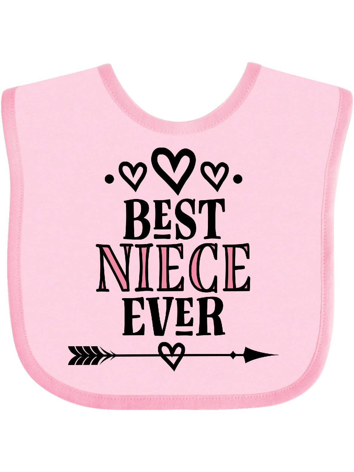 Inktastic Best Niece Ever Gift From Aunt Gift Baby Girl Bib