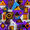 Purple Simple Triangles, variant on Yayeee Bath Rug for Bathroom Floor Non Slip Rectangle Fluffy Soft Absorbent Mat, 16"x24", Retro Beige Lemon