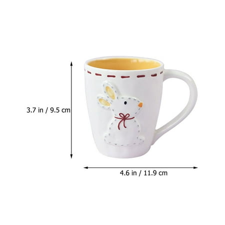 

Rabbit Mug Coffee Cup Creative Ceramic Water Cup Lovely Coffee Cup Decor