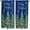 Forest Green Dark Blue, variant on Dark Blue Christmas Tree Kitchen Curtains 84 Inch Length, Farmhouse Curtains & Drapes, Xmas Tree Balls Snowflake Rod Pocket Window Curtains for Living Room/Bedroom, 52" x 84", 2 Panels