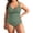 Light Green, variant on Womens Plus Size Swimsuit - Adjustable Strap Full Coverage Swimwear Plus Size Bathing Suit for Women