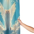 thumbnail image 5 of Zufioo Sunshine Cute Winged Cat Pattern Shower Curtain 72x72in, Waterproof Curtain for Bathroom-Waterproof, Mildew-proof, Quick-drying,Home Bathroom Supplies-One Size, 5 of 9