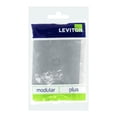 thumbnail image 3 of Placa Ciega Leviton Modular Plateada 12X8X2.5 Cm, 3 of 3