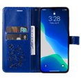 thumbnail image 6 of Decase Wallet Case for Apple iPhone 14 Pro, Butterfly Embossed PU Leather Wallet Case Flip Protective Phone Cover with Card Slots and Kickstand Case,Blue, 6 of 6