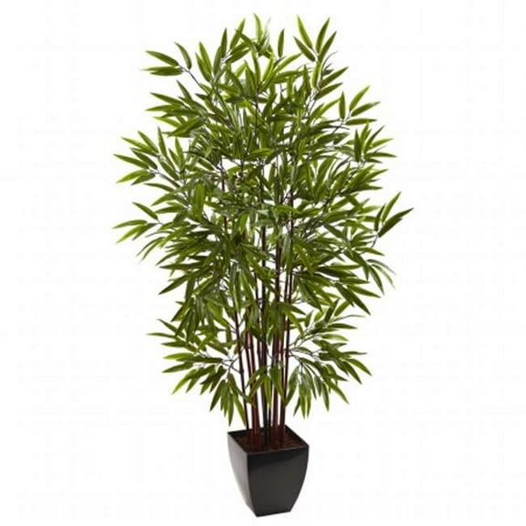 5 ft. Bamboo Silk Tree With Planter