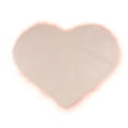 thumbnail image 2 of Alfombra de pelo largo suave y cálida con forma de corazón para ventana, sofá, funda de asiento Rosa claro, 2 of 9