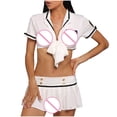 thumbnail image 4 of Traje de ropa interior dividida de policía sexy para mujer Uniforme de lencería sexy Fridja nalpqowj10566, 4 of 7