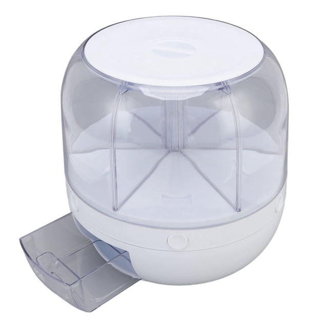 Dispensador de cereales Jadeshay Dispensador de granos 6 rejillas Tanque Contenedor de almacenamiento de granos PP