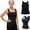Black, variant on Tank Tops With Built In Bras Comfort Support Sewn In Bra Tank Tops for Women Plus Size Shelf Bra Tanktop for Senior