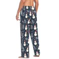 thumbnail image 3 of FORMRS Mens Pajama Pants with Pockets Sleepwear Lounge Bottoms Sizes S-2XL, Jolly Snowman, 3 of 7