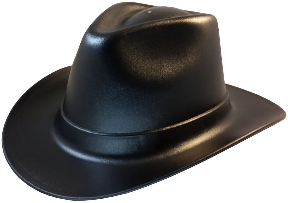 Occunomix Cowboy Hard Hat, Western Hard Hat Black