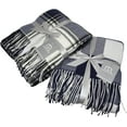 thumbnail image 5 of Blankets - Decorative Classic Blanket - Buffalo Plaid Throw Blanket - Comfortable and Ultra-Soft - Lightweight & Indoor Outdoor Blanket - Dark Denim Ivory Multi, 5 of 5
