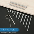 thumbnail image 4 of Uxcell 30 Pcs M6 x 30mm Hex Socket Head Cap Screws Bolts, 304 Stainless Steel Screws with Wrench, 4 of 7