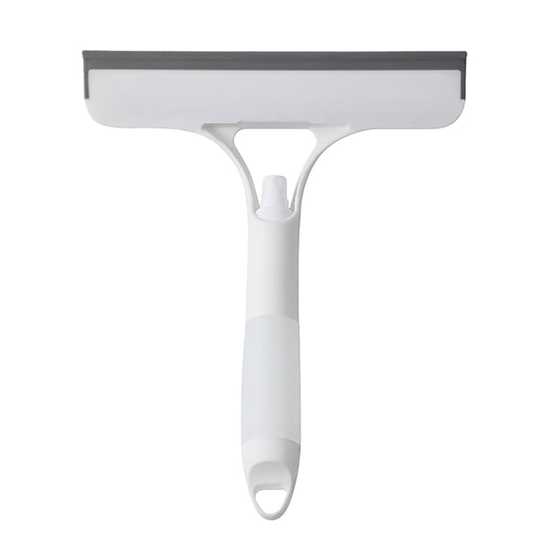 Xihbxyly Cepillo Raspador de Vidrio, Limpiador de Ventanas Multifunción, Limpiador Flexible con Pulverizador, Secado Rápido, Ideal para Limpiar Espejos de Baño y Coche, Mango Ergonómico, Tamaño 25,7