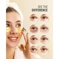 thumbnail image 4 of Parches para debajo de los ojos Maskiss, oro de 24 quilates (20 pares), colágeno, 4 of 9
