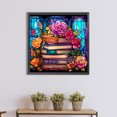thumbnail image 4 of Diamante pintura 5D DIY taladro redondo completo libro arte vidrieras decoración del hogar JShteea El nuevo, 4 of 9