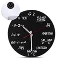 thumbnail image 3 of Reloj de pared acrílico, reloj de pared matemático creativo, diseño único, reloj divertido con fórmula matemática para aula, hogar, oficina, decoración moderna, 3 of 5