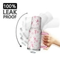 thumbnail image 3 of Pink Breast Cancer and Pioneer Flower Tumbler with Handle and Lid,40oz Double Wall Vacuum Insulated Tumbler,Cups Gift for Women and Men, 3 of 7