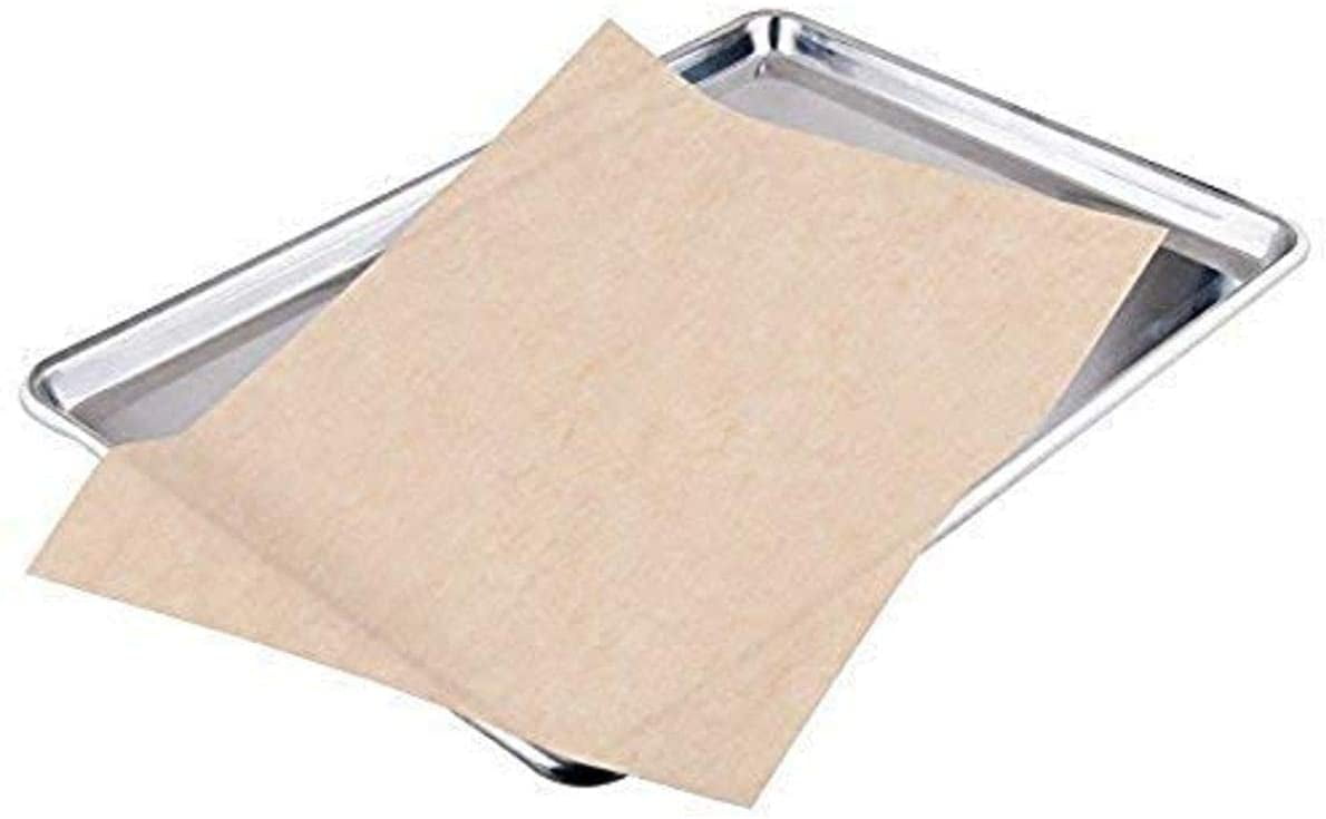 Quilon Parchment Paper Baking Liner Sheets, Unbleached Brown , 12 X 16