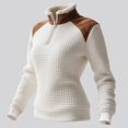 thumbnail image 5 of Tanghaowl Women's Sweatshirt Printed Pullover Sweatshirt Long Sleeve Crewneck Casual Comfortable Blouse for Daily Wear and Outfits White L, 5 of 5