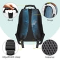 thumbnail image 4 of Yuyamidu Blue Horse School Backpacks Ages 8-10 Elementary Backpack for Boys Girls School Bag Kids Bookbag Teen Travel Hiking Shoulder Bag with Bottle Side Pockets, 4 of 7