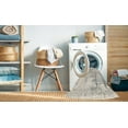 thumbnail image 2 of Ahgly Company Machine Washable Indoor Square Industrial Modern Blonde Beige Area Rugs, 5' Square, 2 of 7