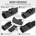 thumbnail image 4 of XIATIAN Set of 2 Leather Ratchet Dress Belt for Men Perfect Fit Waist Size 22-50 inches with Automatic Buckle, 4 of 6