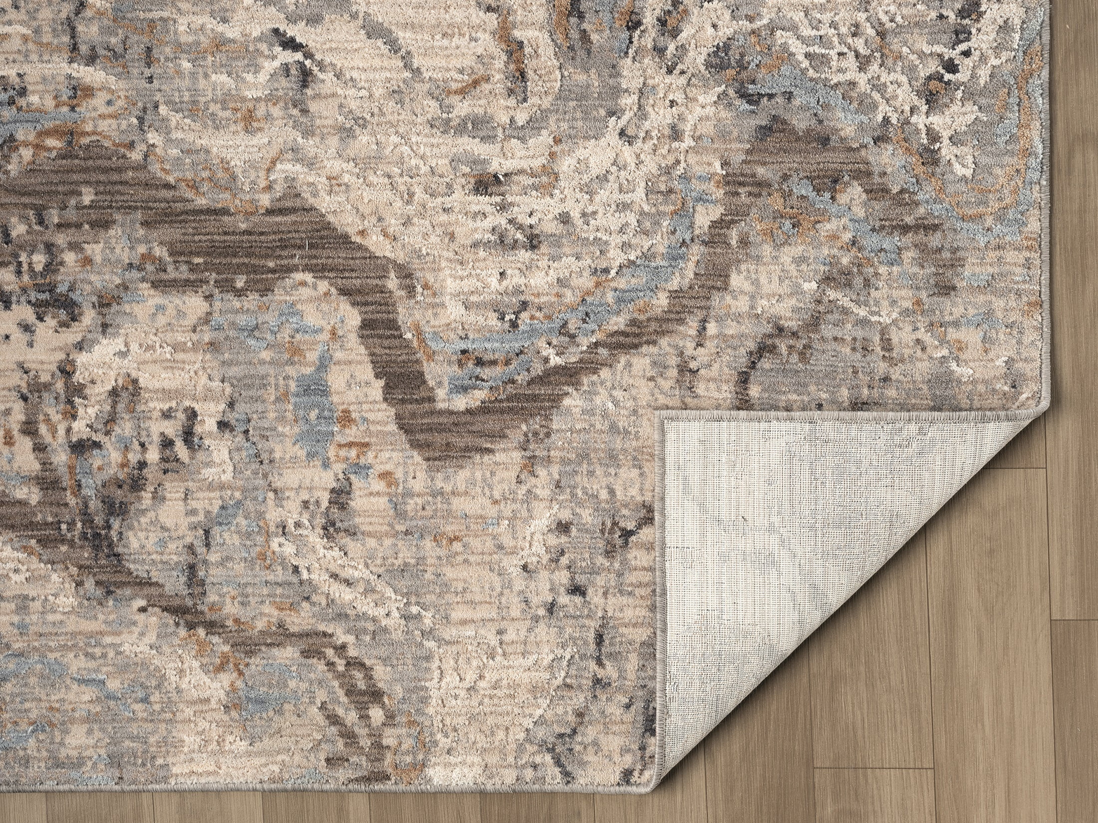United Weavers Utopia Verona Contemporary Abstract Runner Rug, Blue, 2'7" x 7'2"