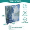 thumbnail image 3 of FORMRS 3 Ring Binder 1.5 inch with Pockets Set of 2 Clip Board 200 Sheets Capacity, Plants and River, 3 of 8