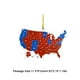 thumbnail image 4 of 2024 Acrílico Adorno Memoria Del Estado EE. UU. Trump para Navidad Espejo Coche (A), 4 of 4