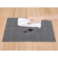 thumbnail image 3 of Unique Bargains Vinyl Placemats for Kitchen Dining Table Wipeable Mat Dark Gray 18x12in, 3 of 7