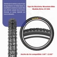 thumbnail image 3 of Llanta para bicicleta R26 x2.125 negra negro, 3 of 4