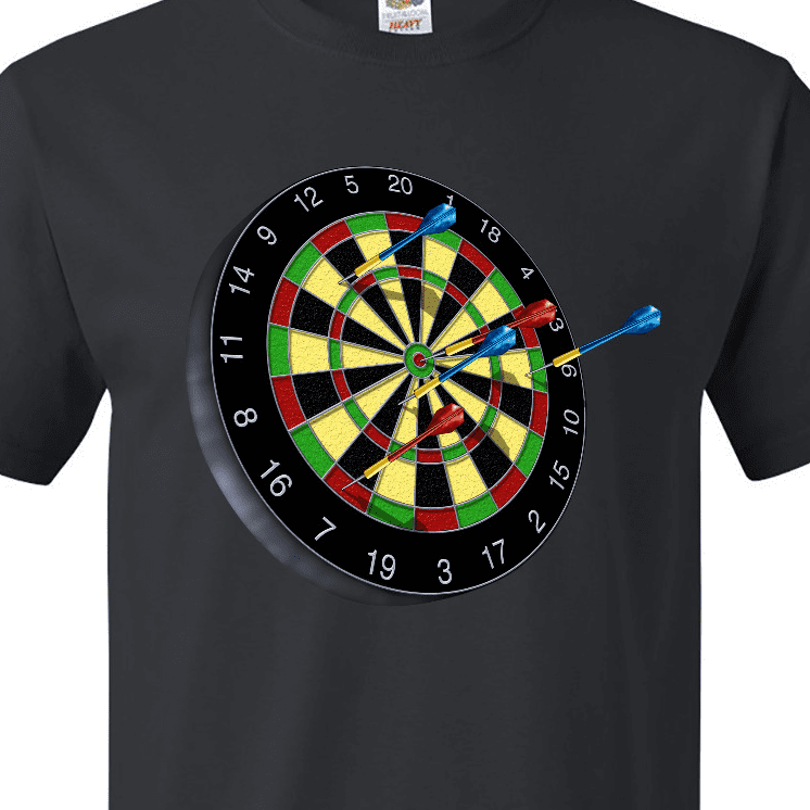 Inktastic Dart Board T-Shirt