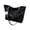 Black pendant, variant on Fashionable PU Hand Bag For Women Houndstooth Pattern Waterproof Shoulder Bag Holds Laptop Essential
