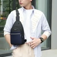 thumbnail image 3 of relayinert Hands Free No Burden Chest Bag Soft Polyster Large Capacity With Earphone Hole Easy To Carry green 1Set, 3 of 6