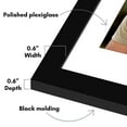thumbnail image 3 of Americanflat 11x14 Picture Frame with Polished Plexiglass with 8x10 Mat 2 Pack Display Photo Galleria - Black, 3 of 8