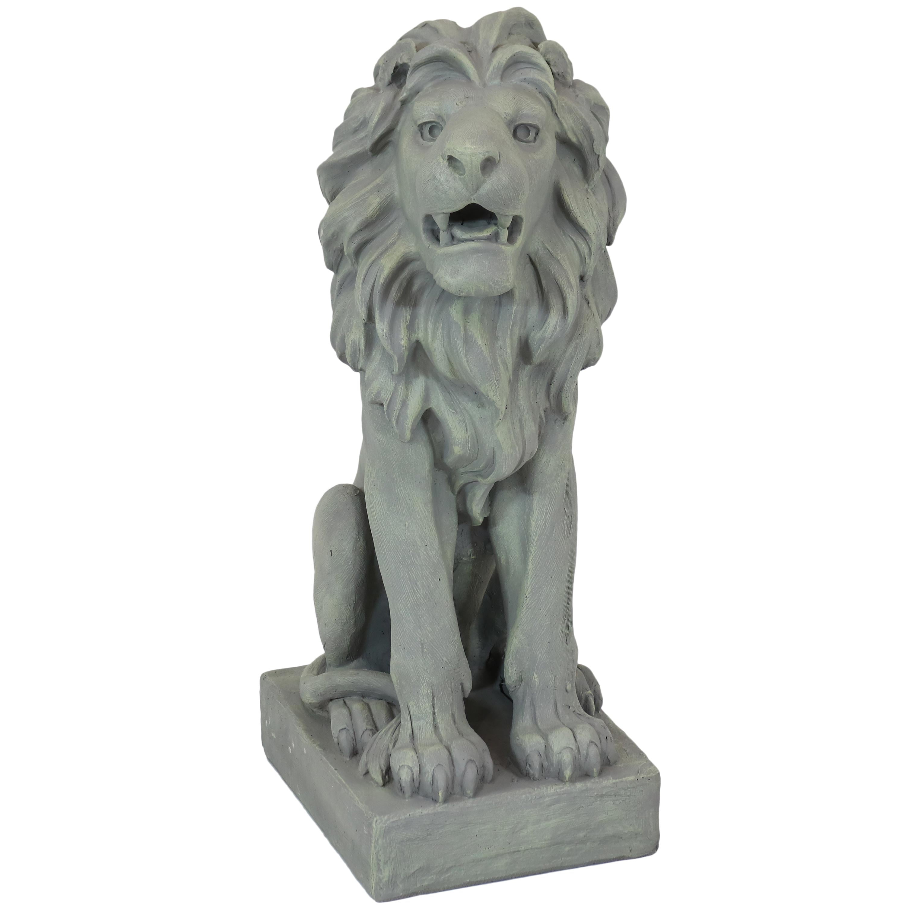 Outdoor Statues Garden Decoration Lion Sculpture Large *Garden Statue