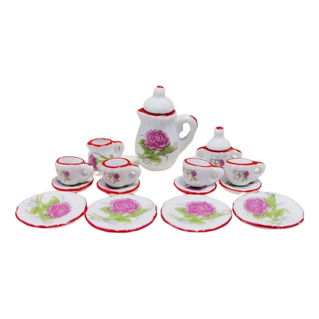 Escala 1:12 Zulema Casa De Muñecas Miniatura Taza De Té Escena Hogar Micro Paisaje