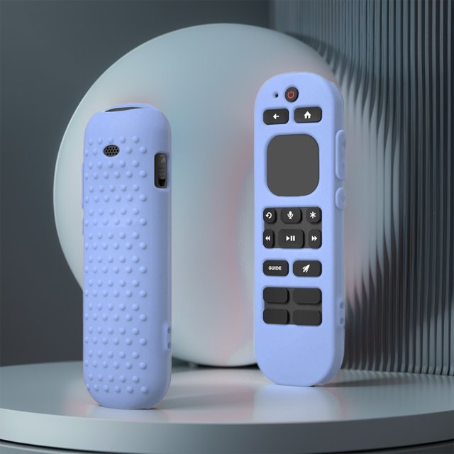 Funda de silicona para control remoto antideslizante sólida para Roku Voice Remote Pro (2.ª ed.)