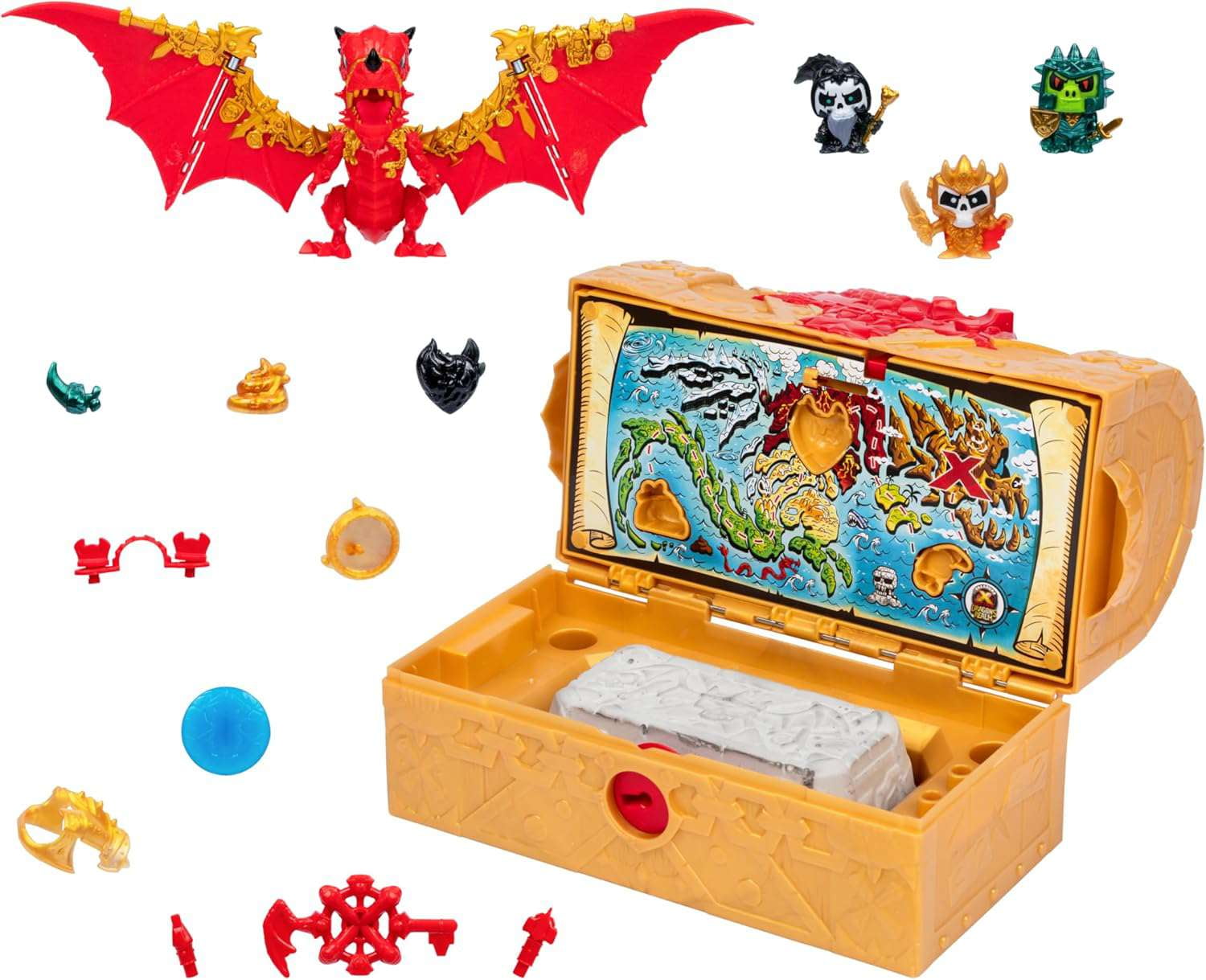Moose Toys Treasure X Dragons Realm Mystery Dragon Chest, 25