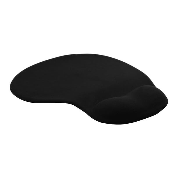 Office Desktop Computer PC Mice Mouse Pad Mat Black w Gel Wrist Rest