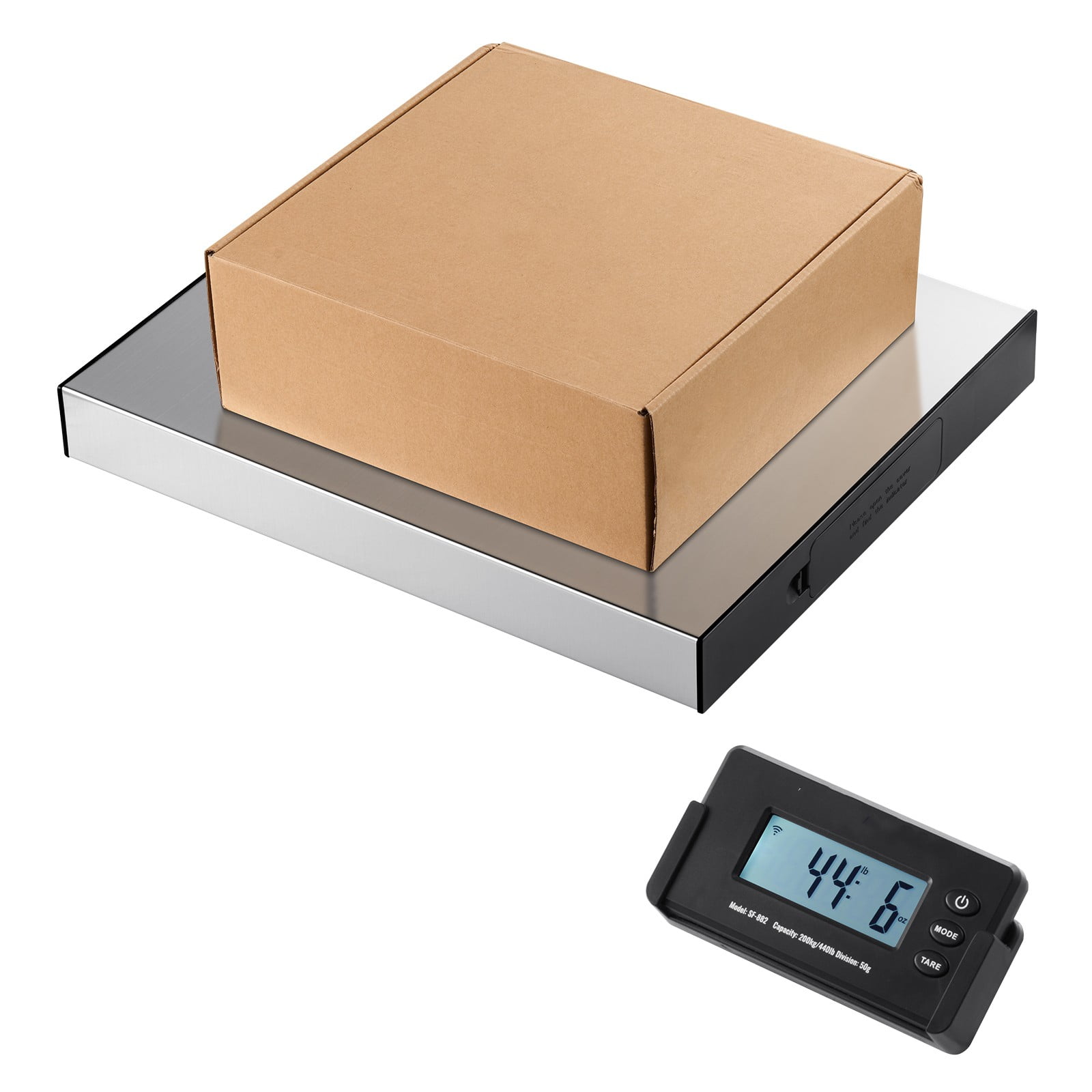 MAXUS Shipping Scale 440lb, Digital Postal Scale with Hold and Tare  Funtion, Postage Scale for Packages Luggage Post Office Warehouse, Battery  and
