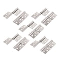 thumbnail image 1 of Bisagras de Acero Inoxidable Unique Bargains 61mm Largo para Gabinete 10 Piezas, 1 of 2